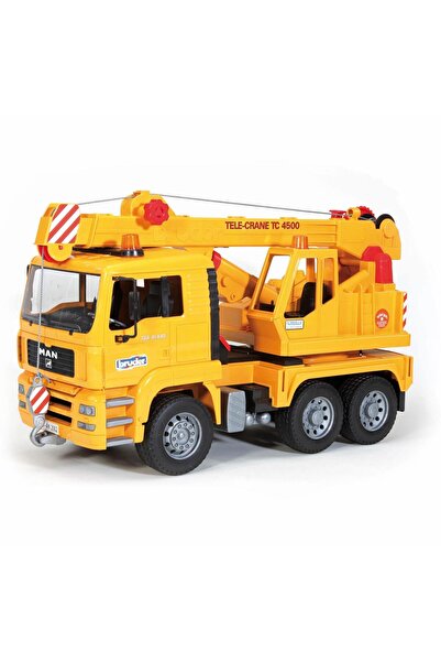 Bruder شاحنة رافعة مان صفراء BR02754