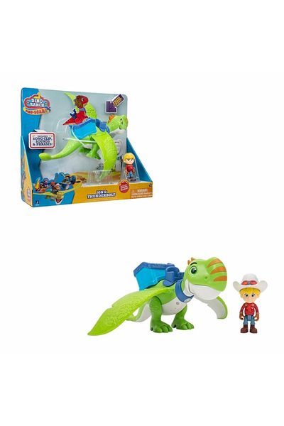 Basic Fun حزمة مجسمات DNA02000 Dino Ranch الفاخرة للأطفال الذين تتراوح أعمارهم بين 3 - DNR0007
