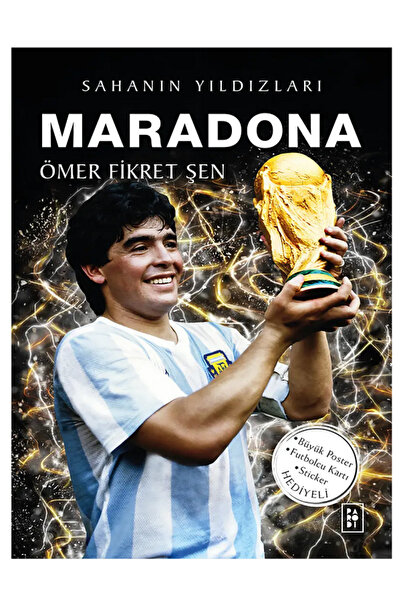 dokuzyayinlari MARADONA - Sahanın Yıldızı ( Büyük Poster - Futbolcu Kartı - S...