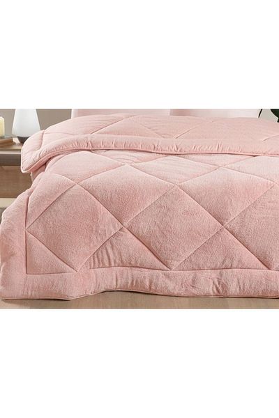 Louis Marie Double Sided Powder Wellsoft Quilt - 195X215