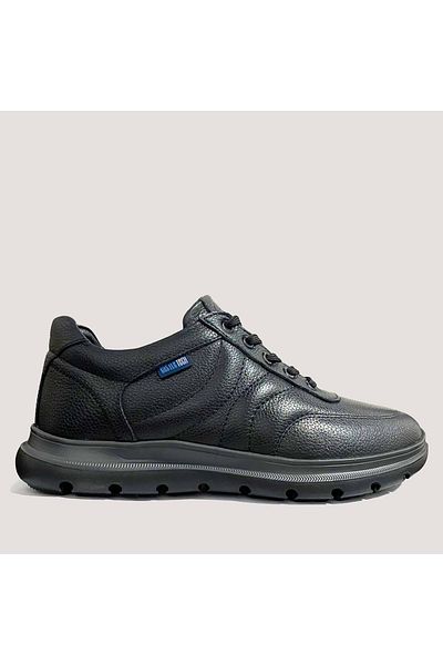 MARCOMEN 20023 Men's Black Leather Casual Shoes - 40