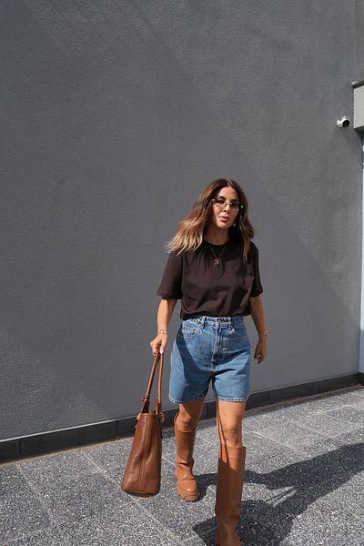Özge Özgenç Στοιχείο με υφή Crew Neck Tok Basic