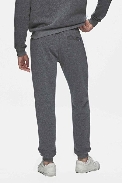 UCLA Otto Dark Gray Comfortable Leg Embroidered Raised Standard Fit Men's Tracksuit Bottom