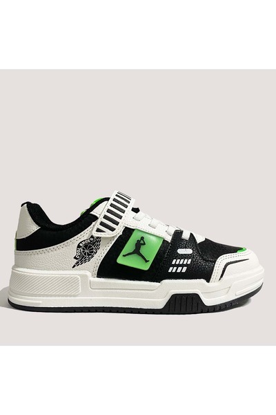 Cool Kids King Çocuk Spor Ayakkabı - Siyah-yeşil - 33