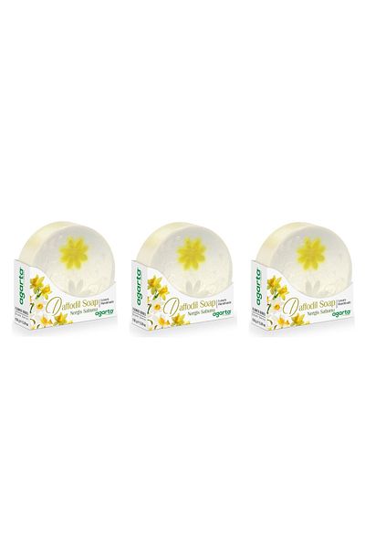 Agarta Natural Narcissus Soap 150 Gr 3 Pieces