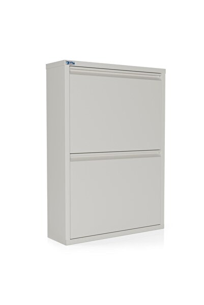 Ceha 2'li Metal Ayakkabılık - Beyaz