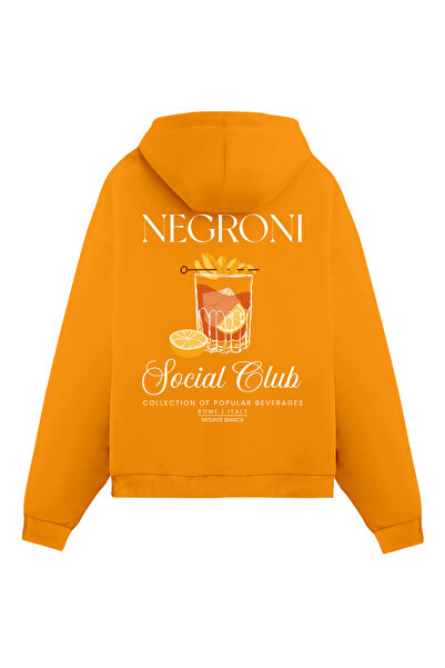 Mounte Bianca Unisex Negroni - Obična majica sa kapuljačom