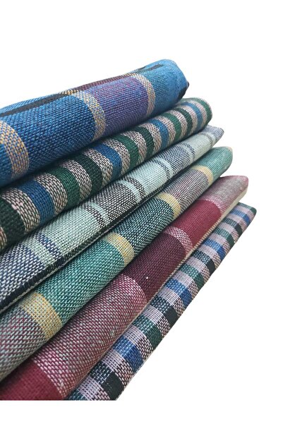 zeyrek tekstil 3'lü Çok Amaçlı Sofra Bezi & Piknik Örtüsü & Masa Örtüsü Ekose Pötikare Desenli 140 X 140