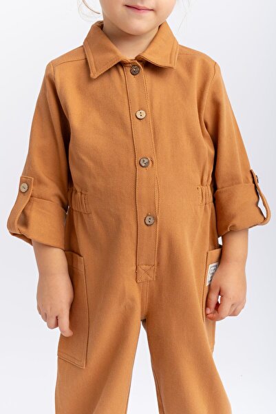 Oliven The Kid Taba Unisex Gabardine Ολόσωμη φόρμα