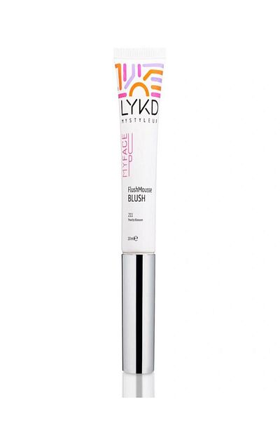 lykd Flushmousse Blush - Sponge Tip Mousse Blush Applicator, Easily Applicable