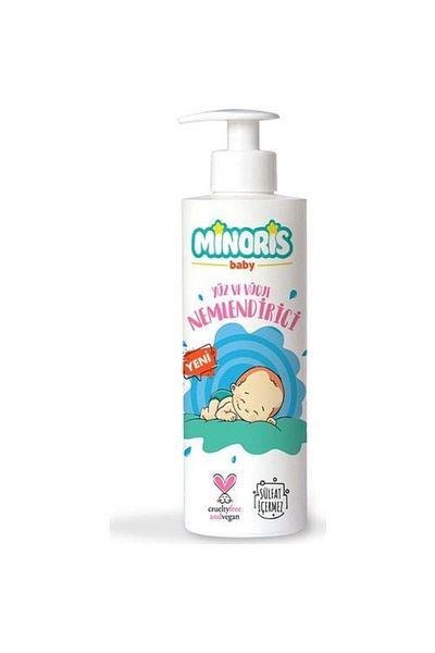 Minoris Baby Organic Hand Face and Body Moisturizer 200ml