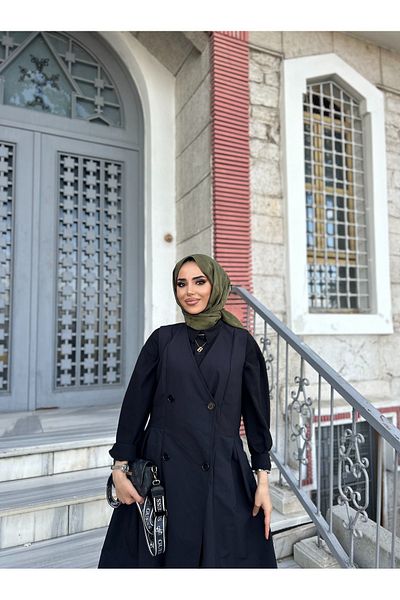 ensade Gilet Bolero Trench Coat Set