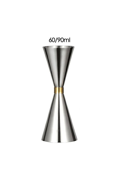 shakeonyu Slim Jigger Silver 60/90 Ml