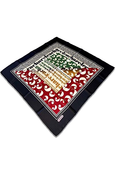 Cacharel Шарф з візерунком «Іпек» бордового кольору - Karma 8387313-916