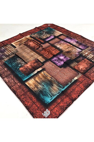 Levidor Kiremit Tivil İpek Eşarp 20718