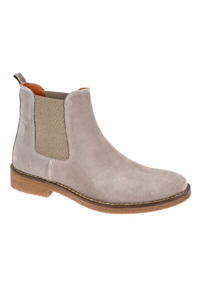 Friendly Hakiki Deri Günlük Erkek Bot Z-15 VİZON SÜET