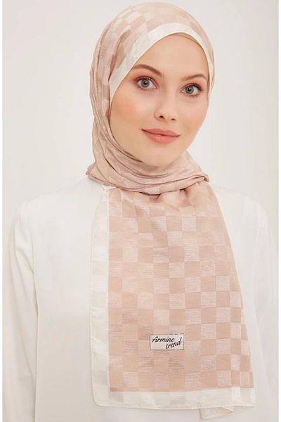 Armine Trend B.Janjan Shawl 08 - Powder Checker Pattern