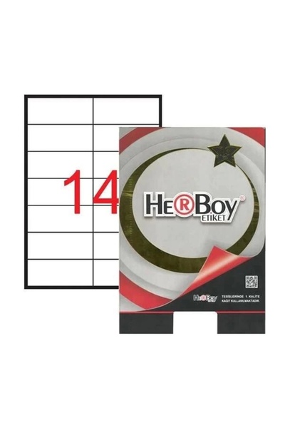 Herboy Etichetă laser 100 Yp 105x41 Copiere laser cu jet de cerneală Hb-1114