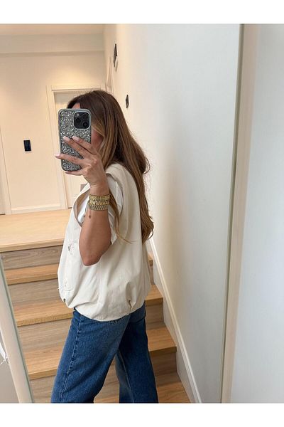 lukka butik Marn Stone Color Lined Pocket Vest