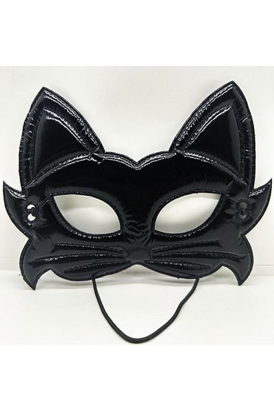 nuit dose Black Color Fabric Material Eva Cat Mask 19X15 cm