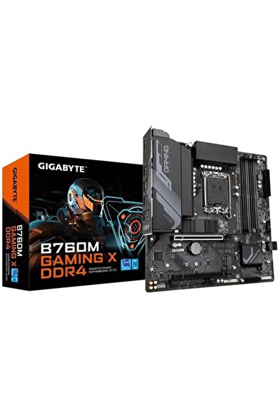 Gigabyte B760M Gaming X DDR4 (5333MHz)OC M.2 HDMI/DP PCIe 4.0 1700P mATX Anakart