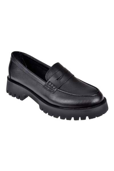 pullman Divadonna Hakiki Deri Makosen Kadın Ayakkabı BL-2842 SİYAH