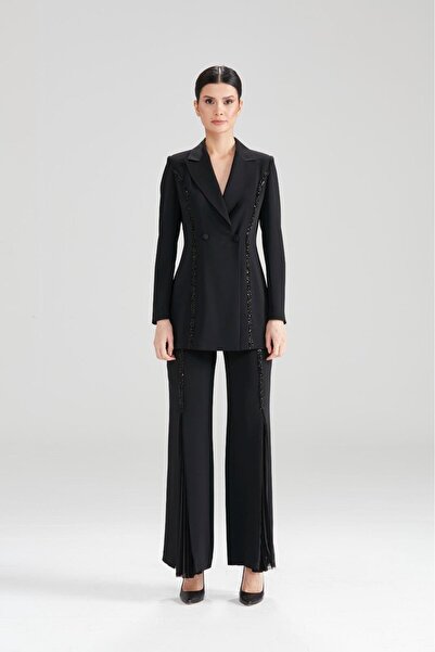 CLIO CLİO PAÇASI PLİSELİ KRAVUZE KREP TAKIM ELBİSE