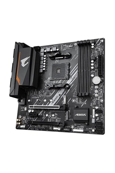 Gigabyte B550M AORUS ELITE DDR4 HDMI DVI PCIe 16X v4.0 AM4 ATX