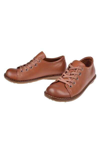 pullman İçi Dışı Hakiki Deri Kadın Ayakkabı PLM-34210-DA TABA