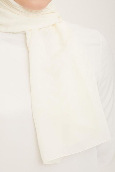 Armine White Patterned Trend J. Capri Shawl - 1-100