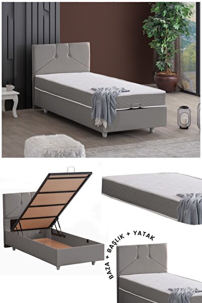 Setay Wick Tek Kişilik Baza Başlık Letto Yatak Seti