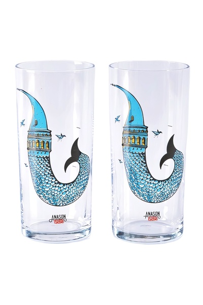Anason İşleri Ejder Kule, Rakı Kadehi 2'li Set