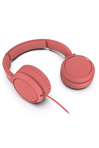 Philips Tah4105rd Kırmızı Mikrofonlu Kablolu Kulak Üstü Kulaklık