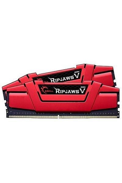 Arey GSKILL 16GB DDR4 3000MHZ CL16 DUAL KIT PC RTAM RIPJAWSV F4-3000C16D-16GVRB RED