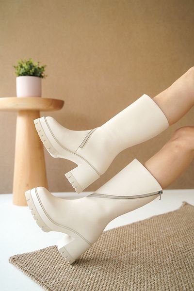 GOFFSHOES Michel Γυναικείες Μπότες Πλατφόρμας - Δερμάτινο δέρμα