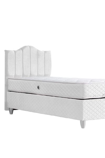 Setay Baza, Trend Ikili Set, Tek Kişilik Baza Başlık - Beyaz