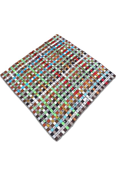 Cacharel 30182 Μοντέλο Μεταξωτό Φουλάρι Tivil - Καρό σχέδιο