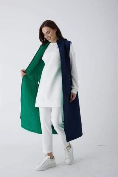 Moodbasic ÇİFT TARAFLI UZUN YELEK