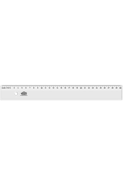 HATAS 00147 Plastic Transparent, Riglă Student Lățime 30 Cm