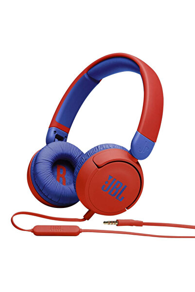 JBL Jr310 Kırmızı Kablolu Kulak Üstü Çocuk Kulaklığı
