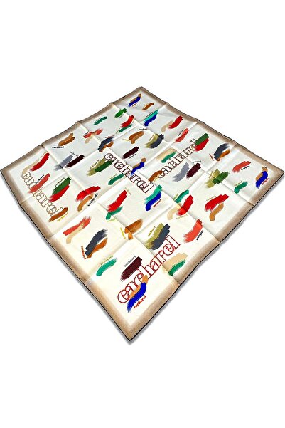 Cacharel Μεταξωτό μαντήλι με σχέδιο με γράμματα βιζόν 4208701 - 311