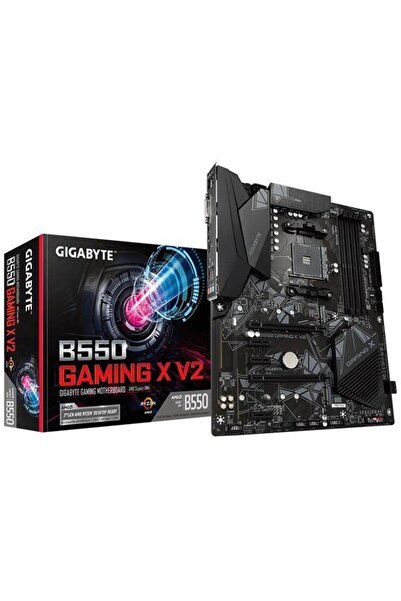 Gigabyte B550 GAMING X v2 DDR4 HDMI DVI PCIe 16X v4.0 AM4 ATX