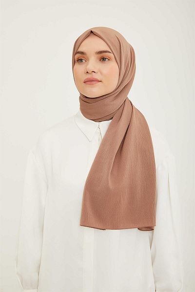 Armine Trend Earth Color Crinkle Shawl -09