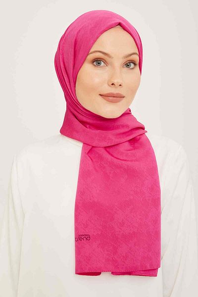 Armine Trend J.capri Pink Solid Color Shawl 8-04