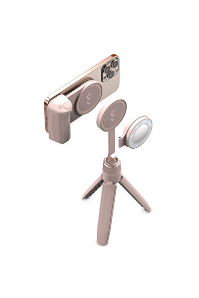 ShiftCam Snapgrip Toz Pembe Magsafe Powerbank Özellikli Fotoğraf Ve Video Vlo...