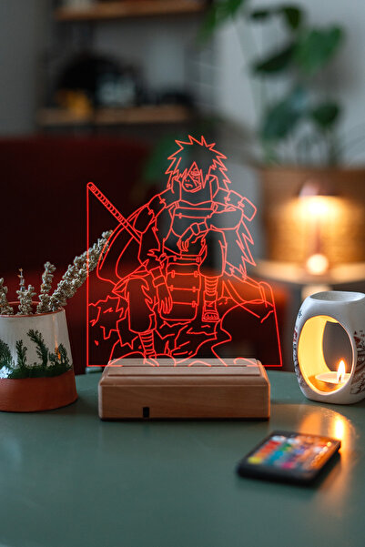 Modiwa Design Naruto Madara Uchiha Anime Gece Lambası