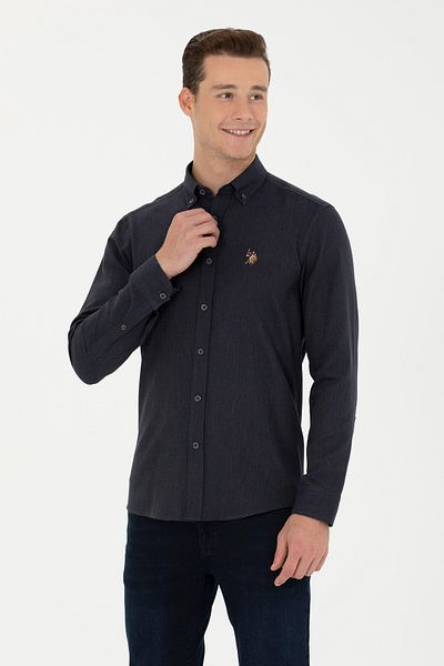 U.S. Polo Assn. Χειμερινό μακρυμάνικο πουκάμισο Silm Fit 1962144