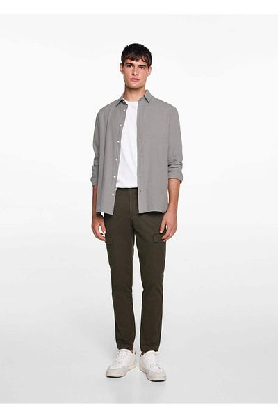 Mango Teen Cotton Cargo Pants