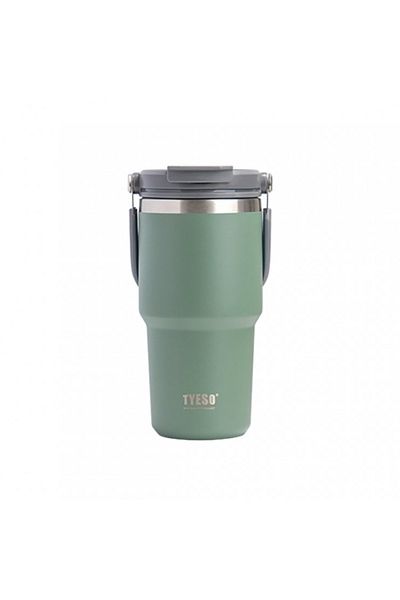 Tyeso Green 600 ml Stainless Steel Thermos - Dailyneed