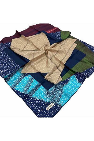 Cacharel Μεταξωτό μαντήλι Navy Blue Tivil 8419313 - 922